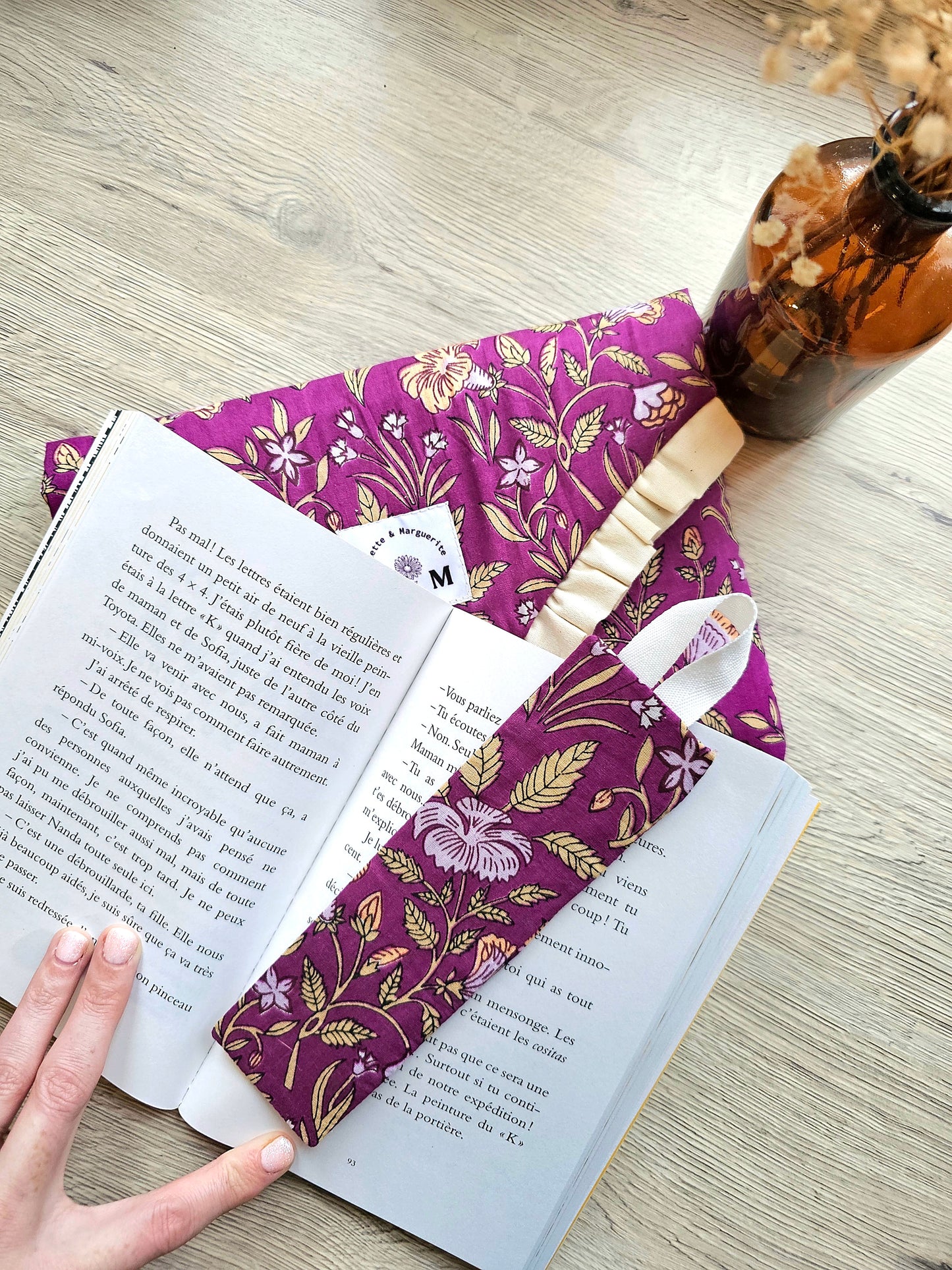 ⭐NOUVEAUTÉ⭐Set pochette livre + marque page