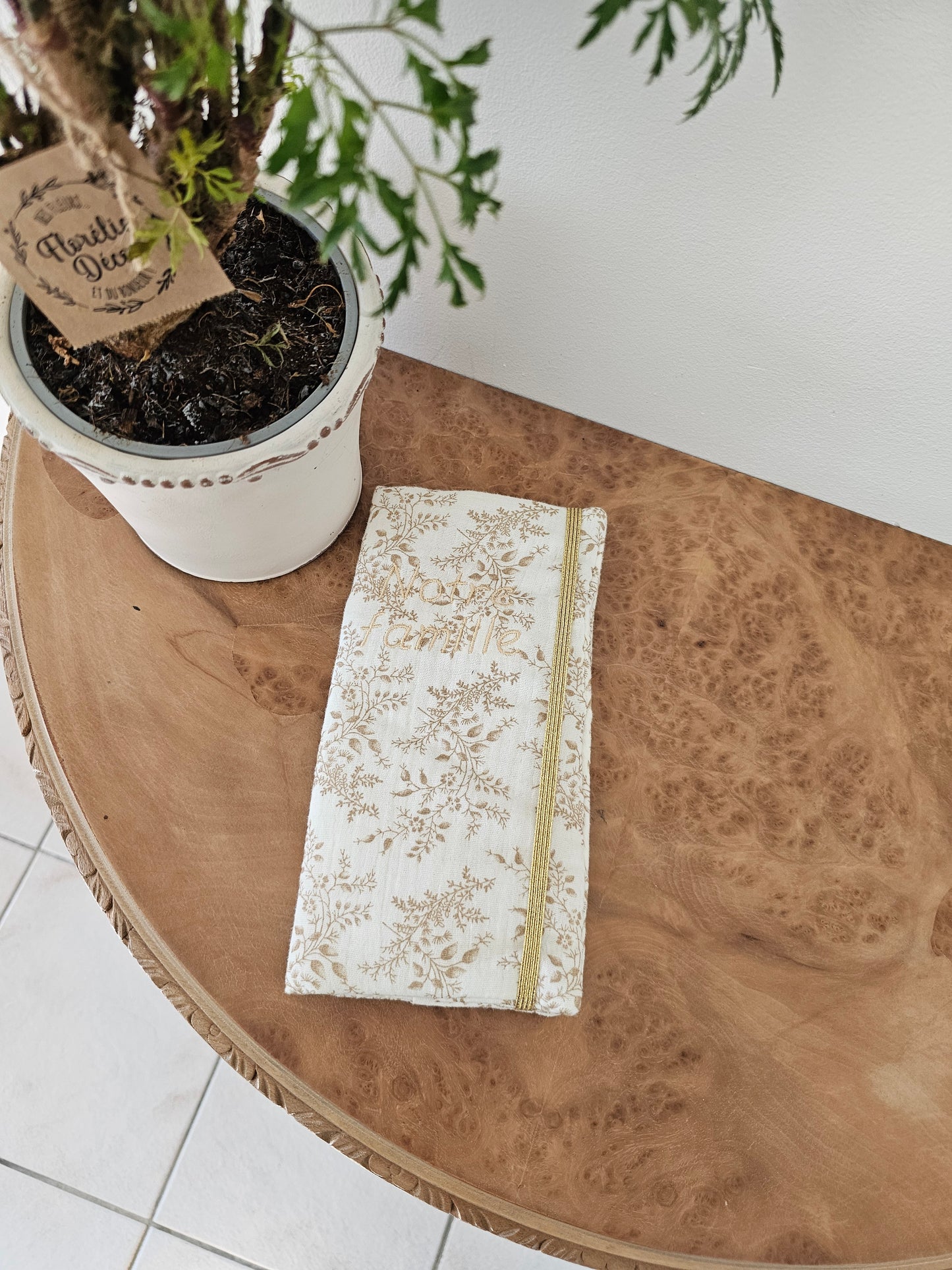 Protège livret de famille branchette