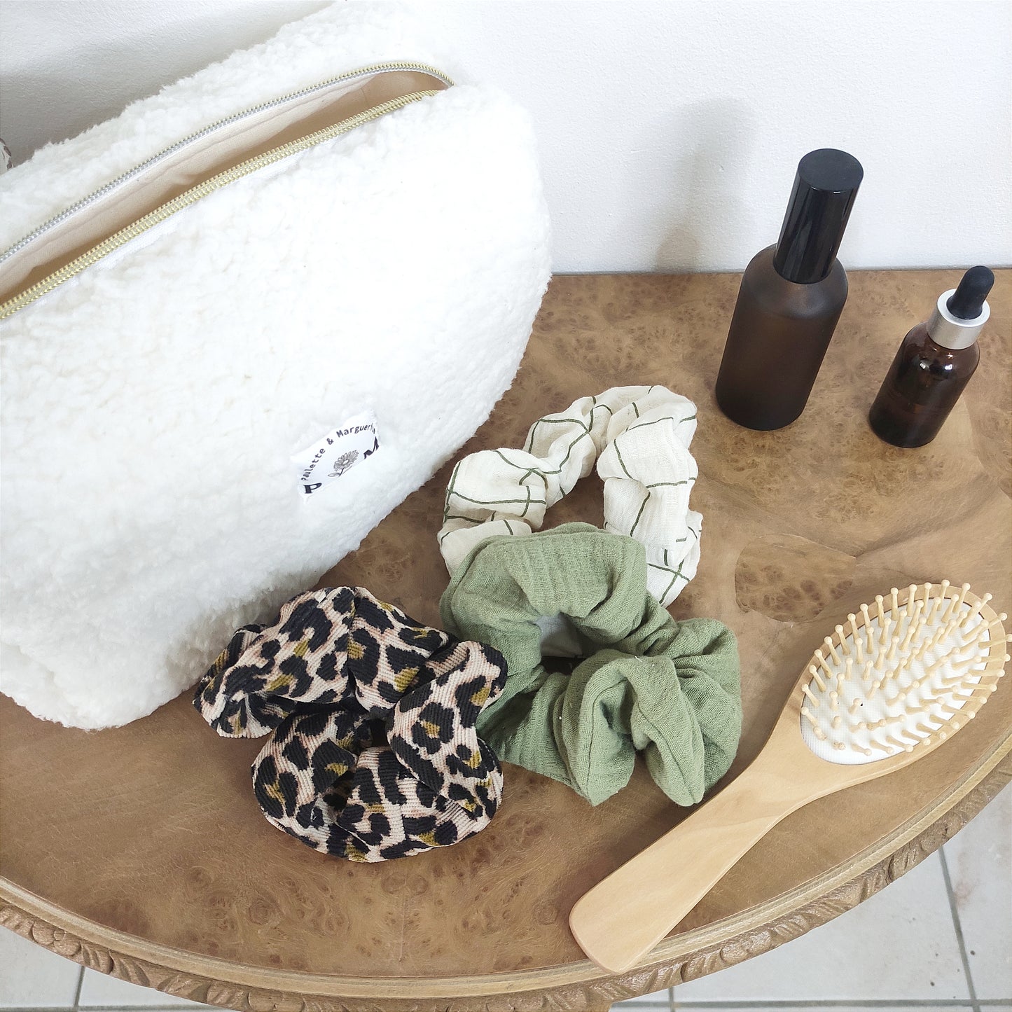 Chouchou teinte léopard