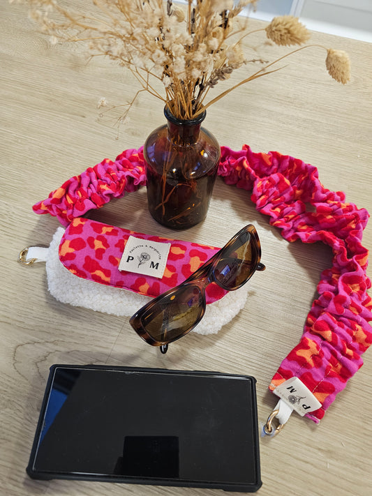 Duo personnalisable - Sangle de téléphone & Pochette à lunettes